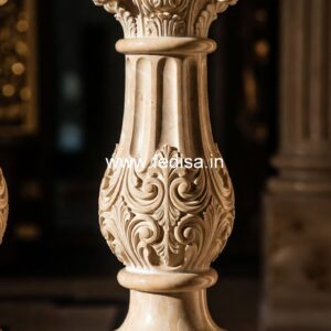 Beautiful Marble Staircase Ideas Candlestick Balusters