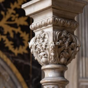 Amazing Marble Staircase Inspirations White Primed Spindles