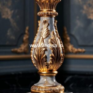 Decorative Exterior Marble Railings Snap Lock Baluster System