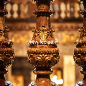 Premium Villa Marble Baluster Designs Stair Pickets Iron