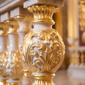 Luxury Staircase Baluster Designs For Villas