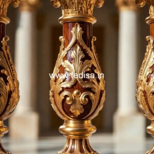 Premium Villa Stone Baluster Designs Nickel Balusters