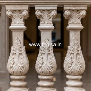 Elegant Architectural Stone Balusters Primed Wood Balusters