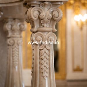 10. High-class Marble Baluster Ideas Modern Wood Balusters