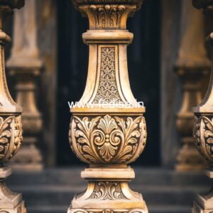 Creative Marble Baluster Designs Indoor Iron Balusters