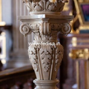 White Marble Baluster Designs For Luxury Homes Adjustable Spindles For Staircases