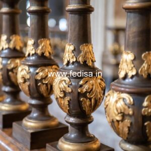 Modern Balcony Stone Railings Double Basket Baluster