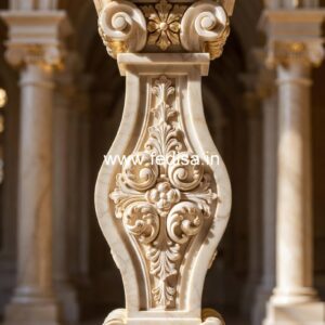 1. Luxury Marble Baluster Designs For Elegant Homes Flat Iron Balusters