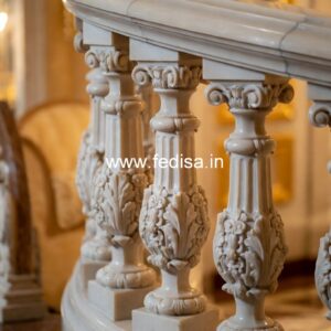 Eye-catching Stone Railing Designs Baluster For Balcony