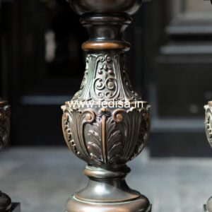 Creative Interior Stone Baluster Ideas Banister Railing Wood