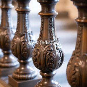 2. Premium Marble Balusters For Staircase Railings Carved Wood Balusters