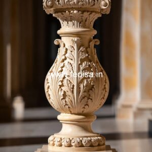 3. High-end Marble Baluster Designs For Villas Cast Iron Pickets