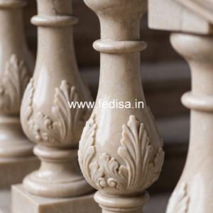 Royal Style Marble Balusters Concrete Balustrade Railing