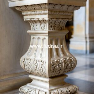Elegant Balcony Marble Balusters Decking Balustrade Spindles