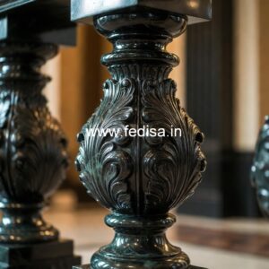 5. Elegant Natural Stone Balusters For Homes Modern Metal Spindles