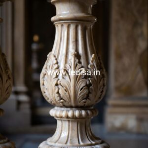 8. Luxury Marble Stone Baluster Designs Modern Stair Pickets