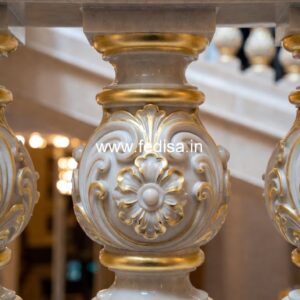 Eye-catching Stone Railing Designs Plastic Deck Balusters