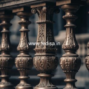 Custom Carved Stone Baluster Designs Pvc Fence Spindles