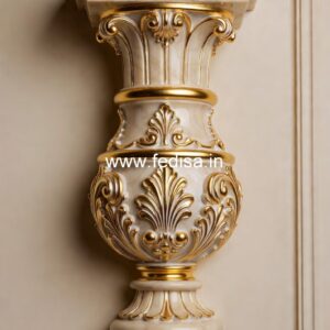 Handcrafted Marble Stone Railings Rectangle Stair Balusters