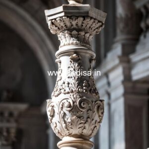 Elegant Architectural Stone Balusters Replacing Handrail And Spindles