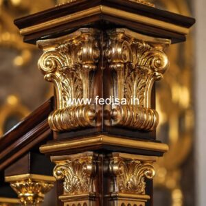 Artistic Stone Baluster Designs Replacing Porch Balusters