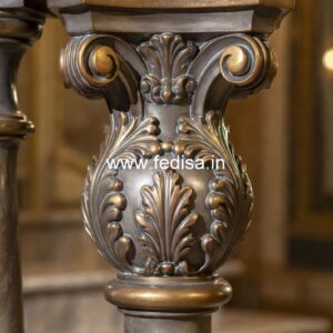 5. Elegant White Marble Balusters For Homes Deck Balusters