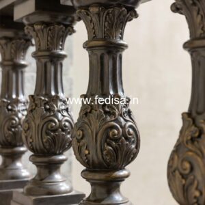 Luxury Staircase Baluster Designs For Villas Replacing Stair Spindles
