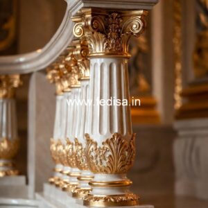 Luxury Design Railings For Villas Brass Balusters