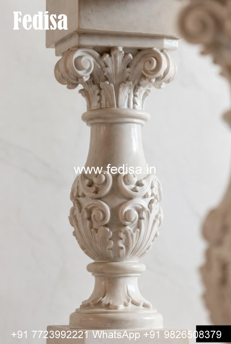 1. Luxury Stone Baluster Designs For Elegant Homes Oval Iron Balusters