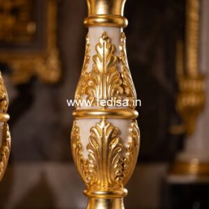 Stylish Terrace Stone Railings Custom Wood Balusters