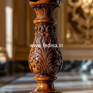 Premium Villa Stone Baluster Designs Square Wood Spindles For Stairs