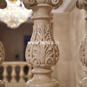 Unique Modern Marble Baluster Concepts Side Mount Stair Balusters