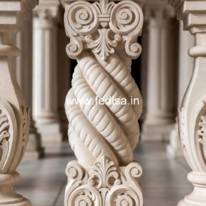 White Marble Baluster Designs For Luxury Homes Metal Stair Pickets