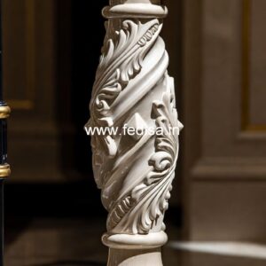 Carved Marble Balusters For Interiors Cast Stone Balustrade Near Me