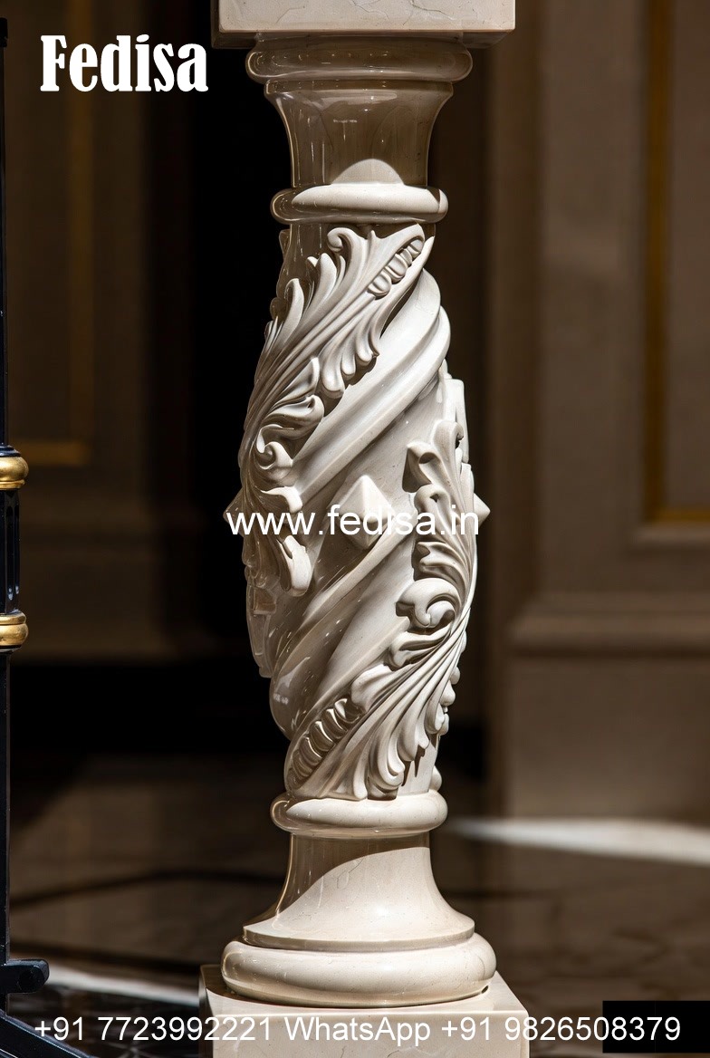 Carved Marble Balusters For Interiors Cast Stone Balustrade Near Me