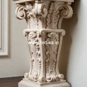 SOLID Marble Balusters For Durability Vinyl Balusters White