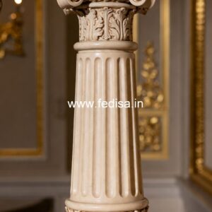 Decorative Balcony Marble Balusters Twisted Iron Balusters