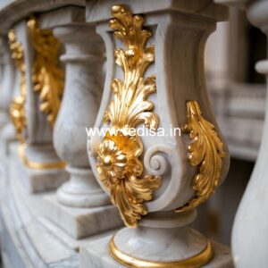 Luxury Marble Baluster Inspirations Stone Balustrade For Sale