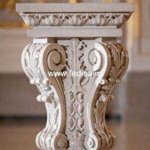 10. High-class Stone Baluster Ideas Stair Spindles Primed