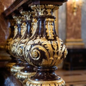 Designer Stone Railings For Villas 2×2 Cedar Spindles