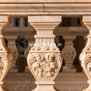 Designer Exterior Stone Balusters Primed Square Spindles