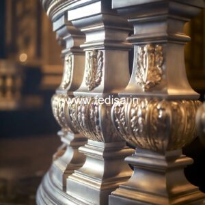 Premium Home Stone Baluster Styles Metal Handrail Pickets
