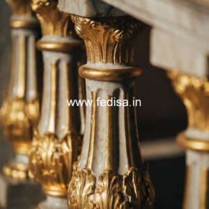 Custom Exterior Stone Railings Pvc Baluster Railing