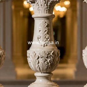 Luxury Garden Marble Baluster Railings DIY Stair Balusters