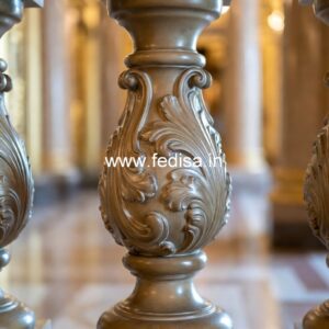 Exterior Decoration Marble Baluster Designs Nickel Stair Spindles