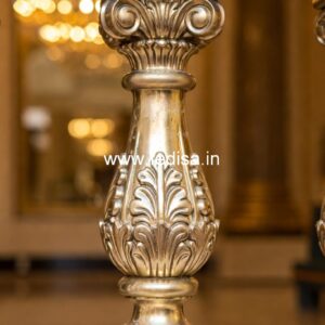 Stylish Terrace Marble Railings Modern Marquis Baluster