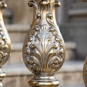 Elegant Architectural Marble Balusters Flat Iron Balusters