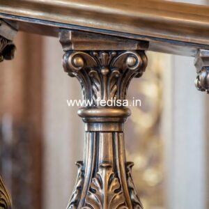 Designer Garden Marble Railings Extra Long Balusters