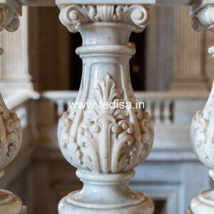 Elegant Home Exterior Marble Designs Balustrade Concrete