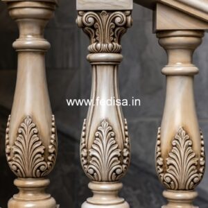 7. Handcrafted Stone Balusters For Premium Projects White Wood Spindles For Stairs